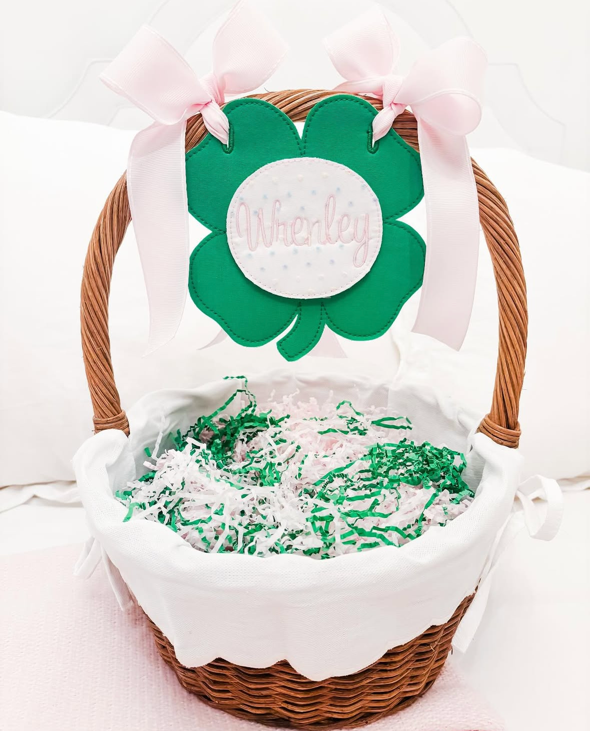 Saint Patrick's Day Basket Tag