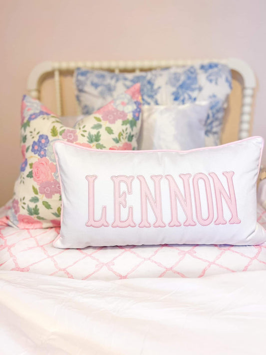 Appliqué Pillow Cover