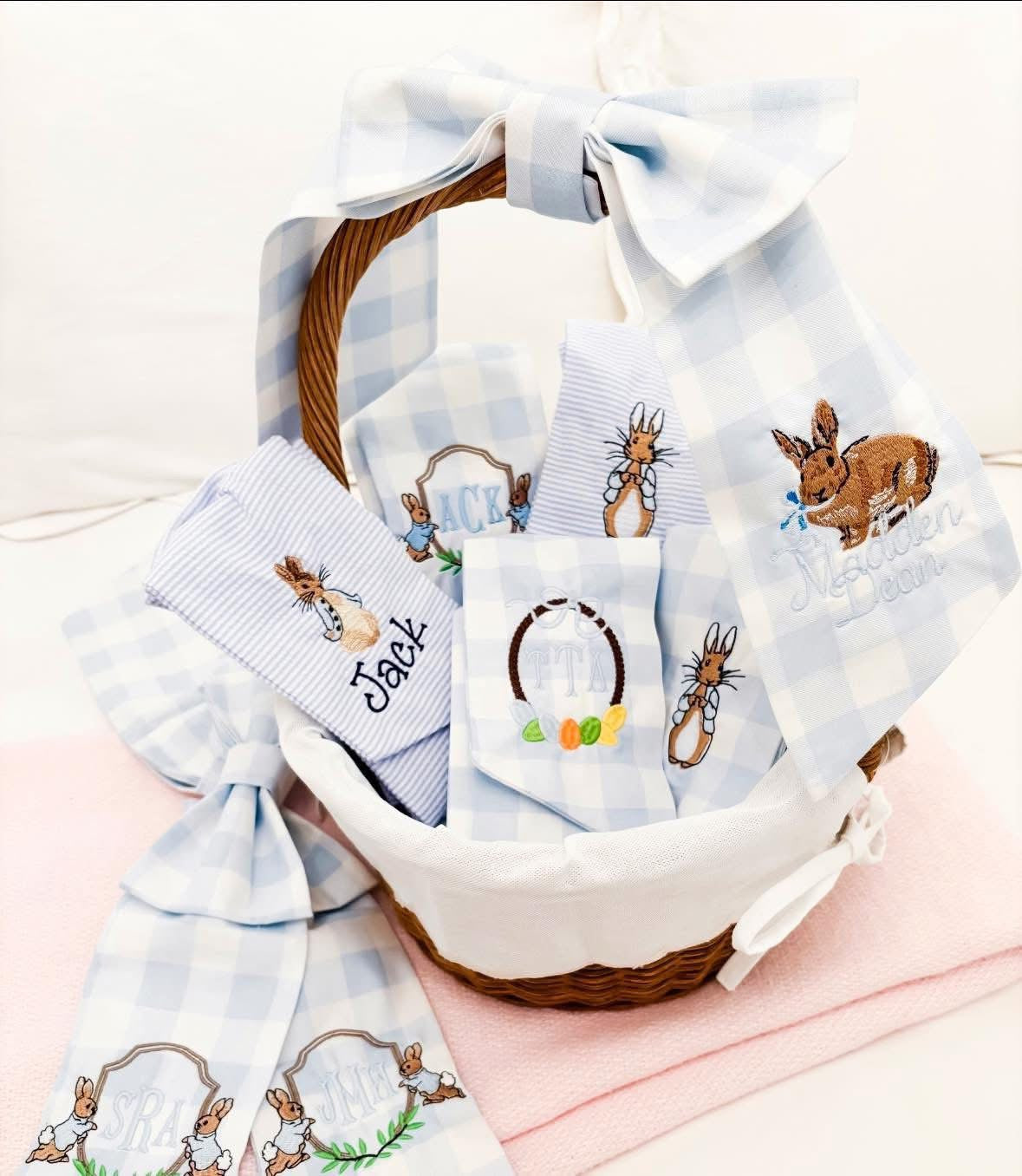 Boy's Easter Basket Bow