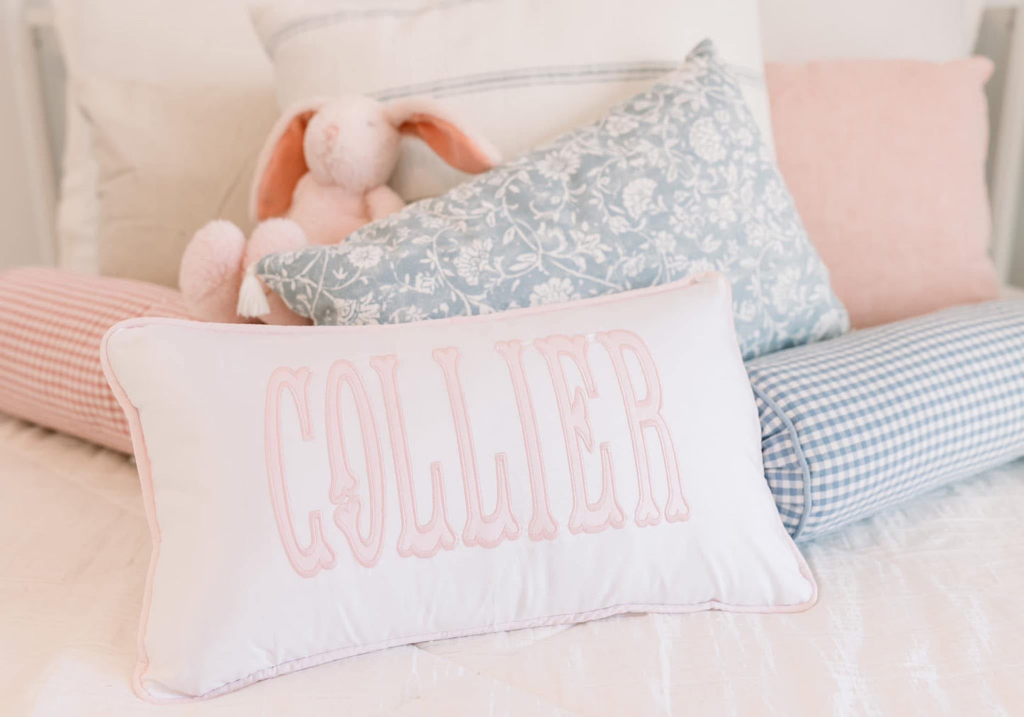 Appliqué Pillow Cover