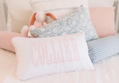Appliqué Pillow Cover