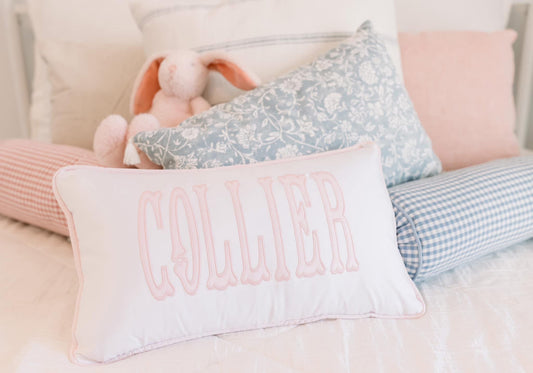 Appliqué Pillow Cover